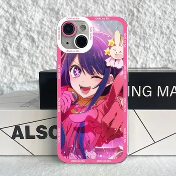 Anime Oshi Č. Ko Telefón Puzdro Pre IPhone 14 Plus 13 12 Mini 11 Pro Max 8 7 Plus Xs X Xr Silikónové Hnev Oči Kryt Funda Shell - Obrázok 2  