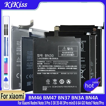 Batéria BM46 BM47 BN37 BN3A BN4A Pre Xiao Redmi Poznámka 3 Pro 3 3X 3S 4X 3Pro mini3 6 6A ÍSŤ Note7 Note7Pro Note7 Batérie - Obrázok 1  