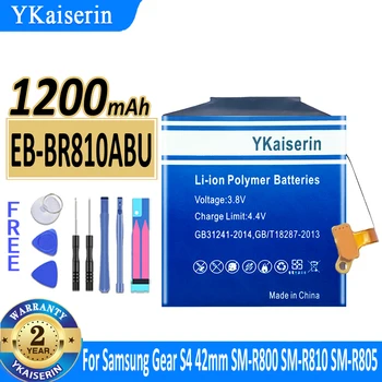 YKaiserin EB-BR810ABU Pre Samsung Galaxy Puky Plus R170,Výstroj S4 46 mm R800 R805,42mm R810 R815 Batérie + Bezplatné Nástroje - Obrázok 1  