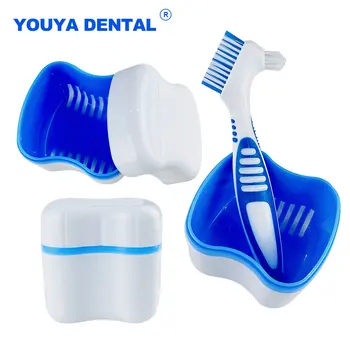 Zubné Protézy Box Kúpeľňa False Zub Držiteľ Úst Stráže Ortodontická Prípade Zuby Kontajner Ústnej Hygieny Dodáva Organizátor - Obrázok 1  