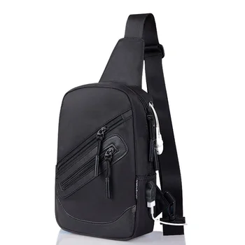 pre Huawei Nova Y90 (2022) Batoh Pás taška cez Rameno Nylon kompatibilný s Ebook, Tablet - Black - Obrázok 1  
