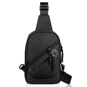 pre Huawei Nova Y90 (2022) Batoh Pás taška cez Rameno Nylon kompatibilný s Ebook, Tablet - Black - Obrázok 2  