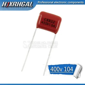 10PCS 400V104J Ihrisku 10 mm 0.1 UF 100NF 400V 104 CBB Polypropylénový film kondenzátor hjxrhgal - Obrázok 1  